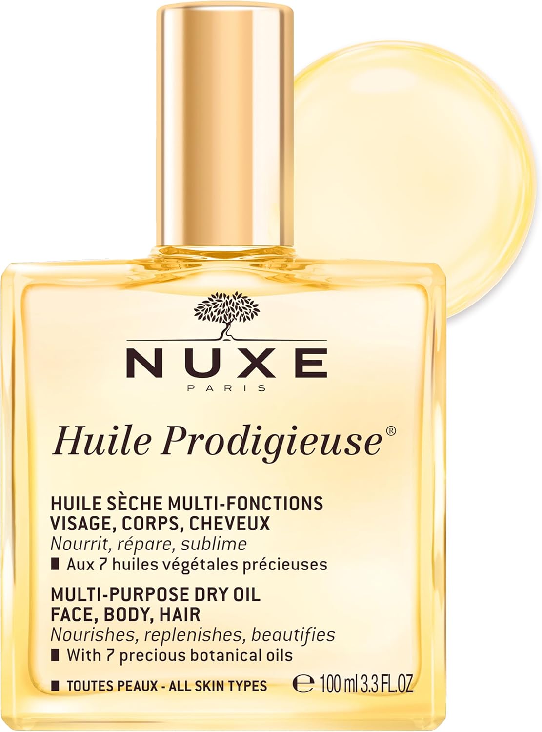 Nuxe Huile Prodigieuse Multi-Purpose Dry Oil - best hair oil UK 2026